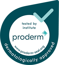 ProDERM logo - Dermatologically approved
